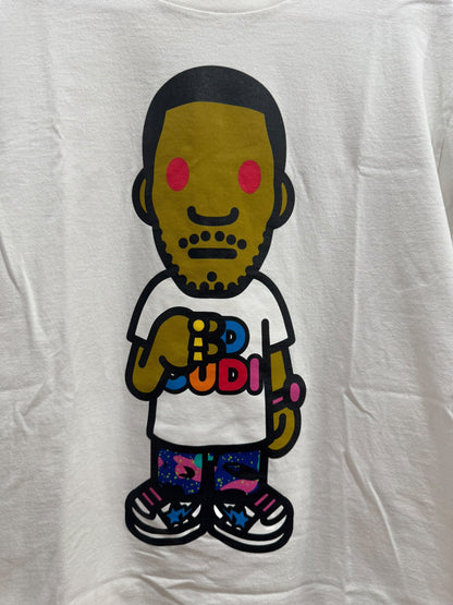 BAPE x Kid Cudi #1 Tee White