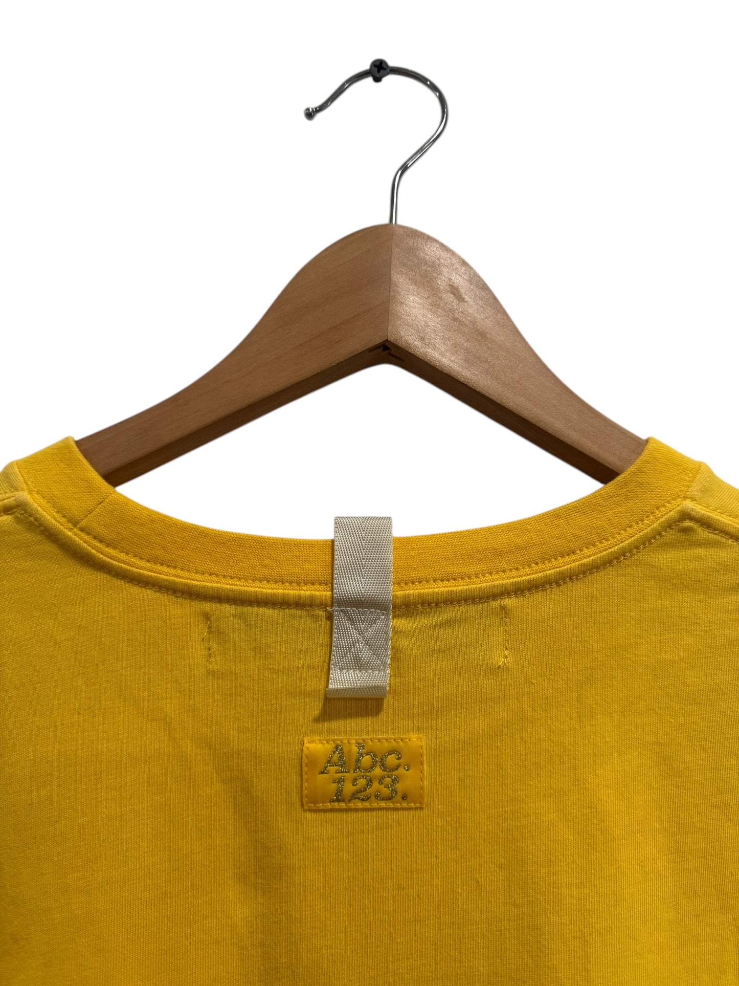 Advisory Board Crystals Pocket Long Sleeve Tee Yellow
