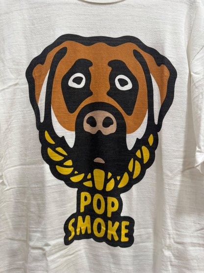 Human Made x Victor Victor Pop Smoke Tee White