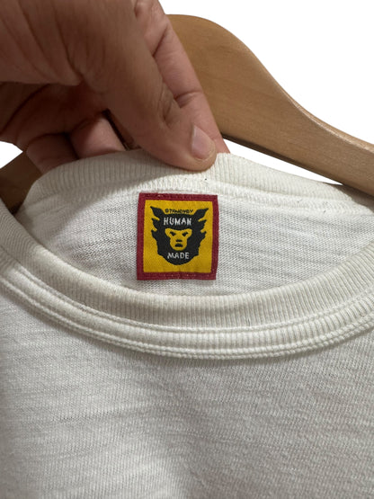 Human Made x Victor Victor Pop Smoke Tee White
