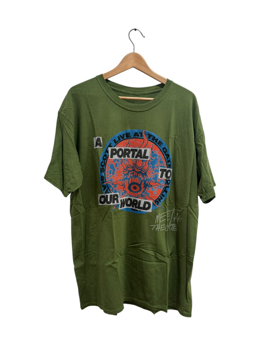 Travis Scott Rolling Loud New York Tee Olive Green