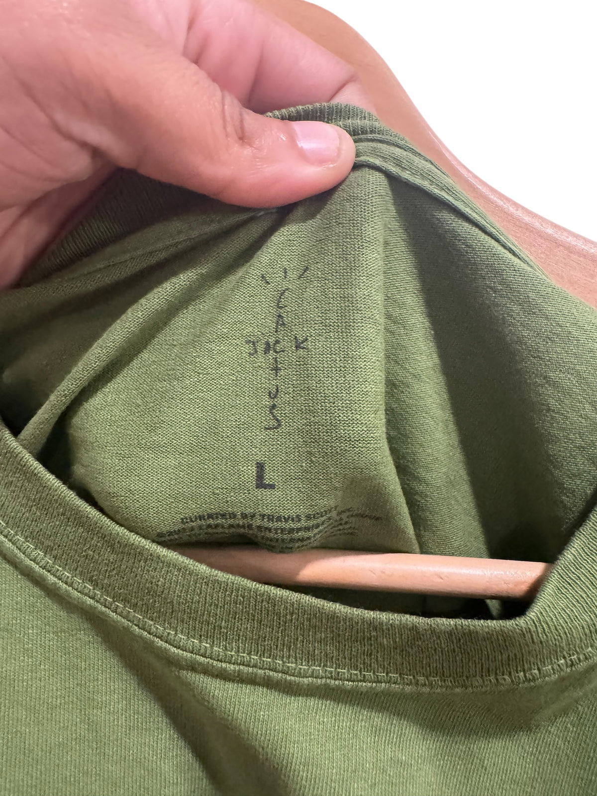 Travis Scott Rolling Loud New York Tee Olive Green