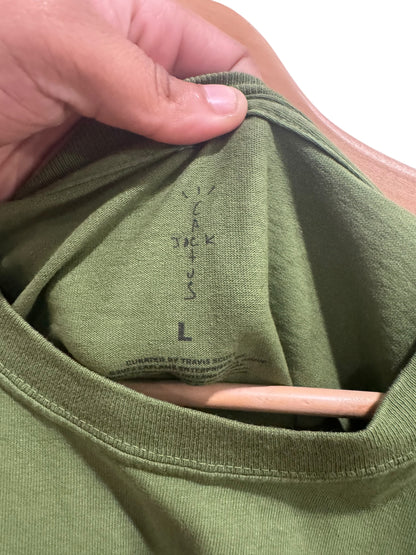 Travis Scott Rolling Loud New York Tee Olive Green