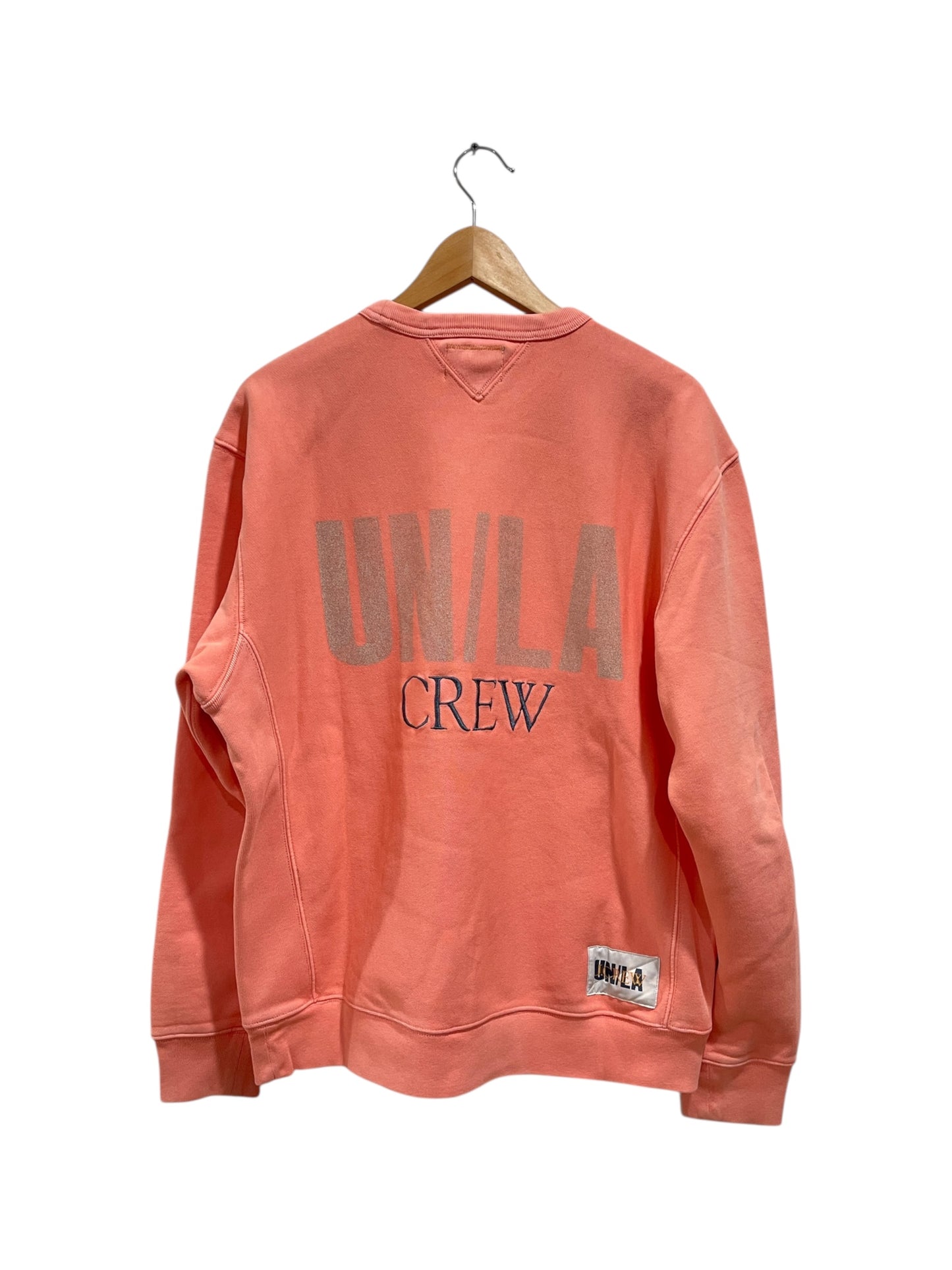 Union x J.Crew Logo Crewneck Bright Pink