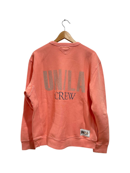 Union x J.Crew Logo Crewneck Bright Pink