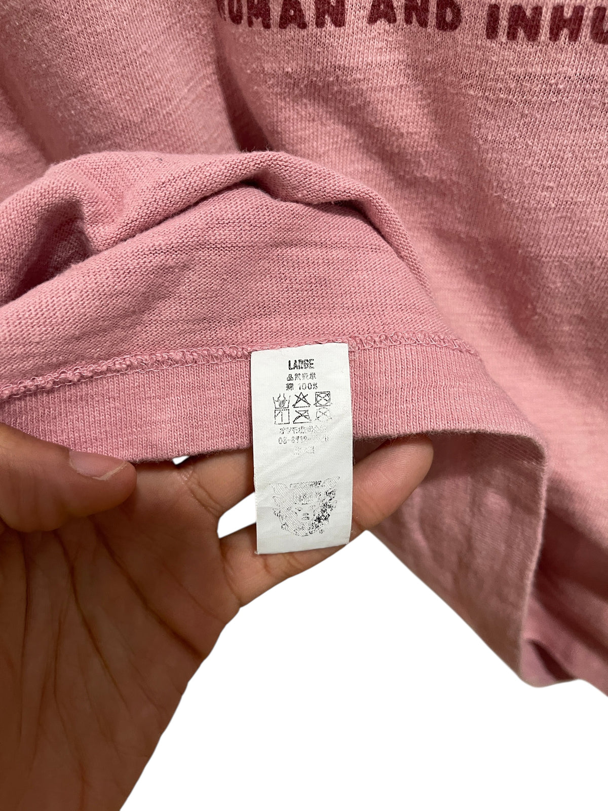 Human Made x Lil Uzi Vert Long Sleeve Tee Pink