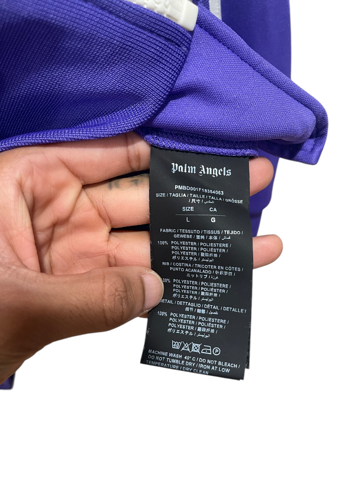 Palm Angels x Playboi Carti Die Punk Track Jacket Purple