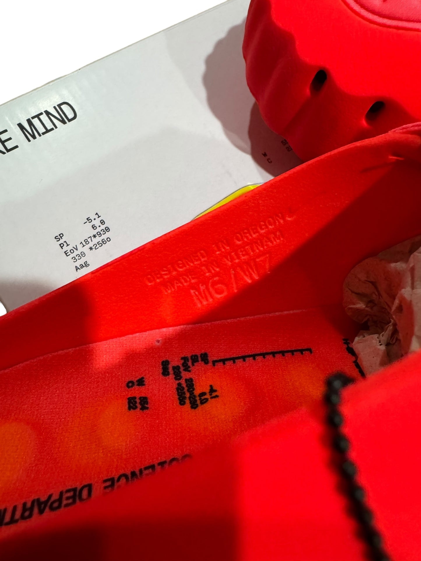 Nike Mind 001 Slide Solar Red (W)