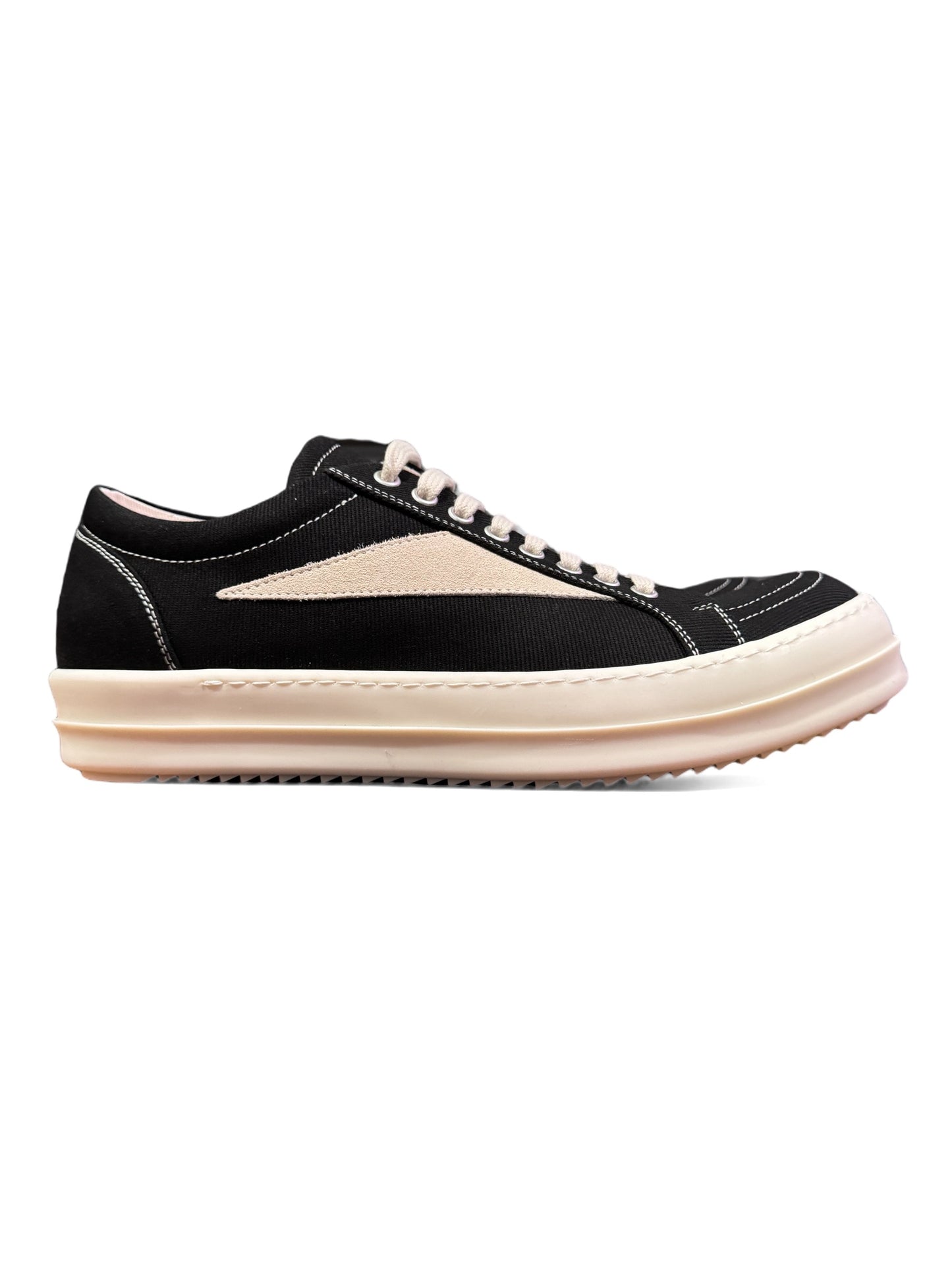 Rick Owens DRKSHDW Vintage Sneaker Black Milk