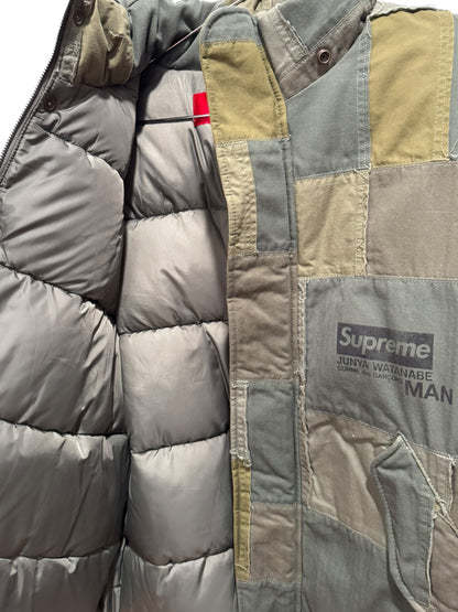 Supreme JUNYA WATANABE CDG MAN Patchwork Puffy Jacket