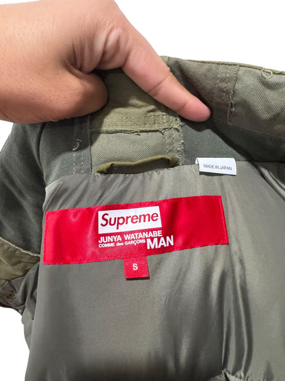 Supreme JUNYA WATANABE CDG MAN Patchwork Puffy Jacket