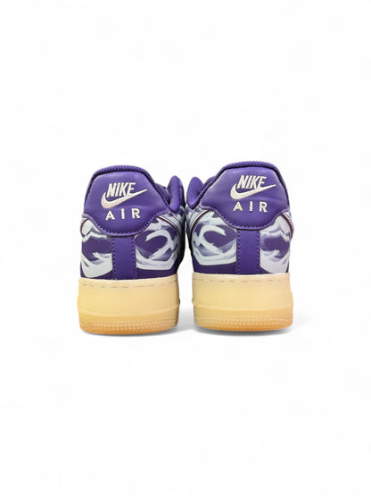 Nike Air Force 1 Low '07 QS Purple Skeleton Halloween (2021)