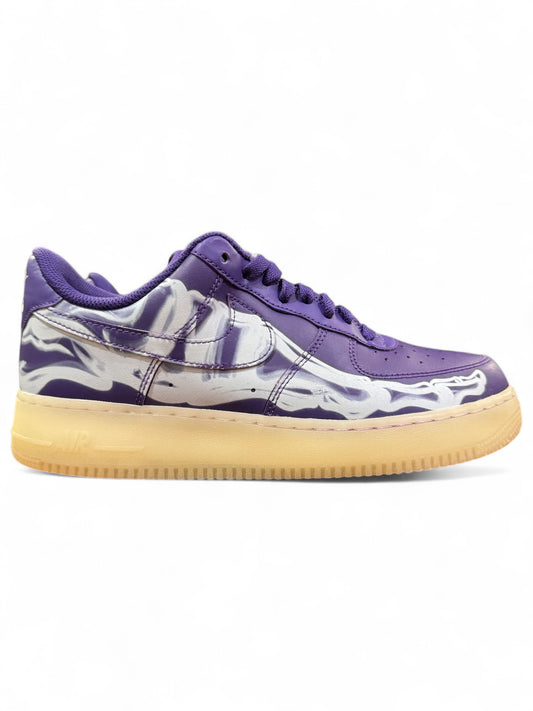 Nike Air Force 1 Low '07 QS Purple Skeleton Halloween (2021)