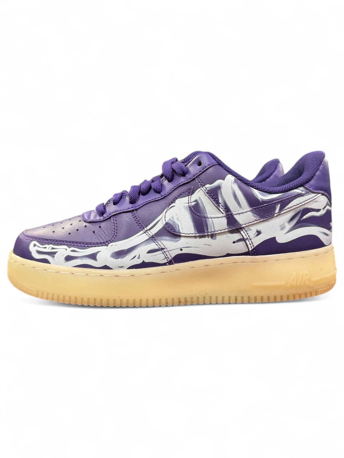 Nike Air Force 1 Low '07 QS Purple Skeleton Halloween (2021)