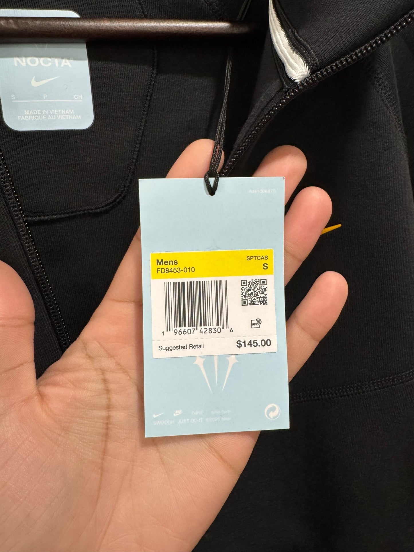 Nike x NOCTA Tech Fleece Hoodie Black Yellow