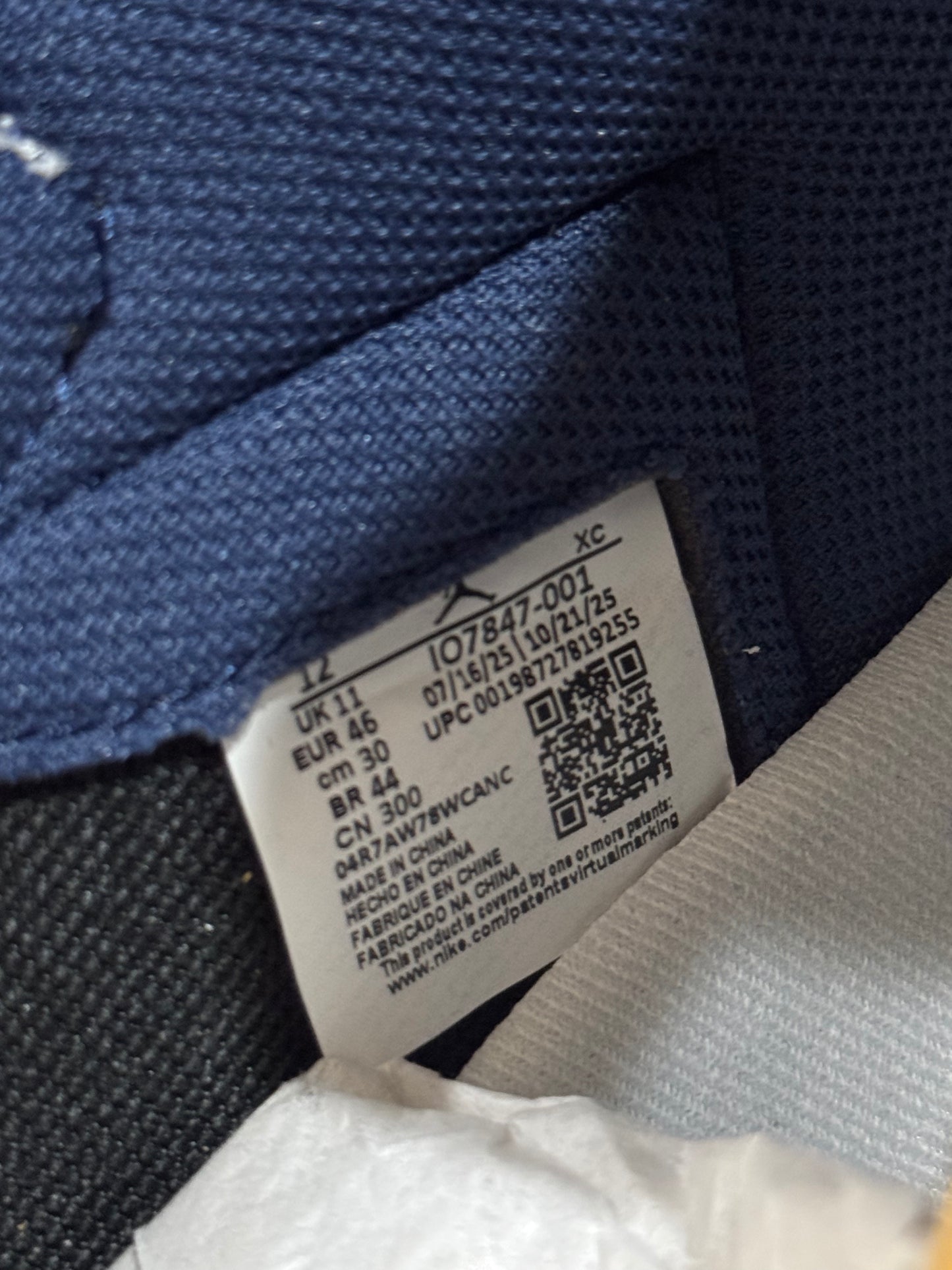 Jordan 1 Retro High OG SP Fragment x Union LA Sport Royal