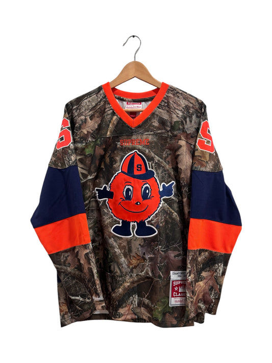 Supreme Mitchell & Ness NCAA Hockey Jersey Syracuse Camo