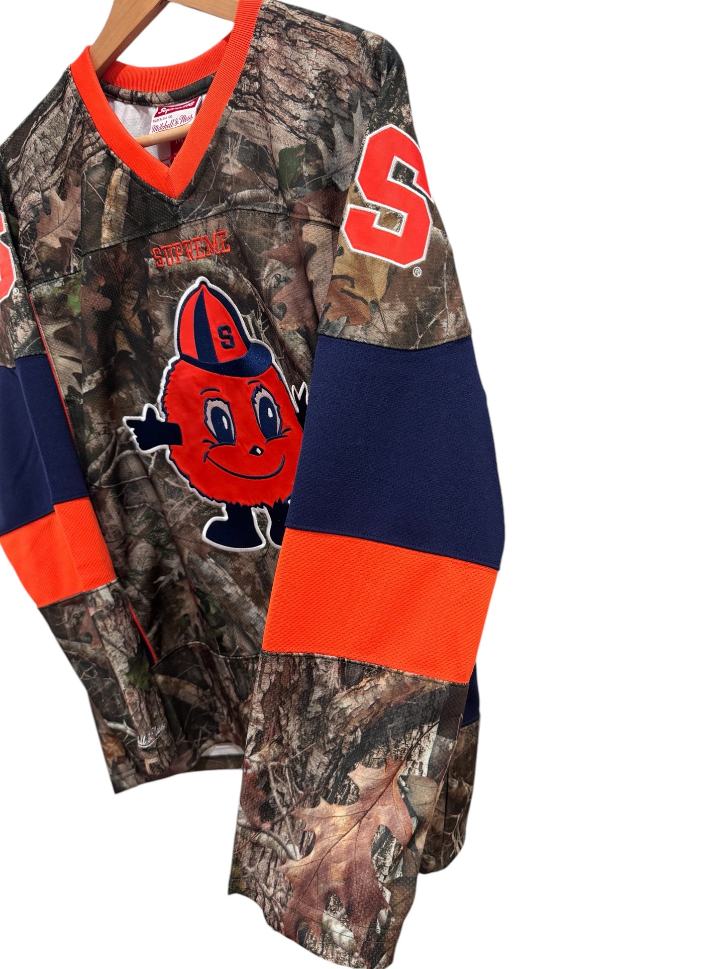 Supreme Mitchell & Ness NCAA Hockey Jersey Syracuse Camo