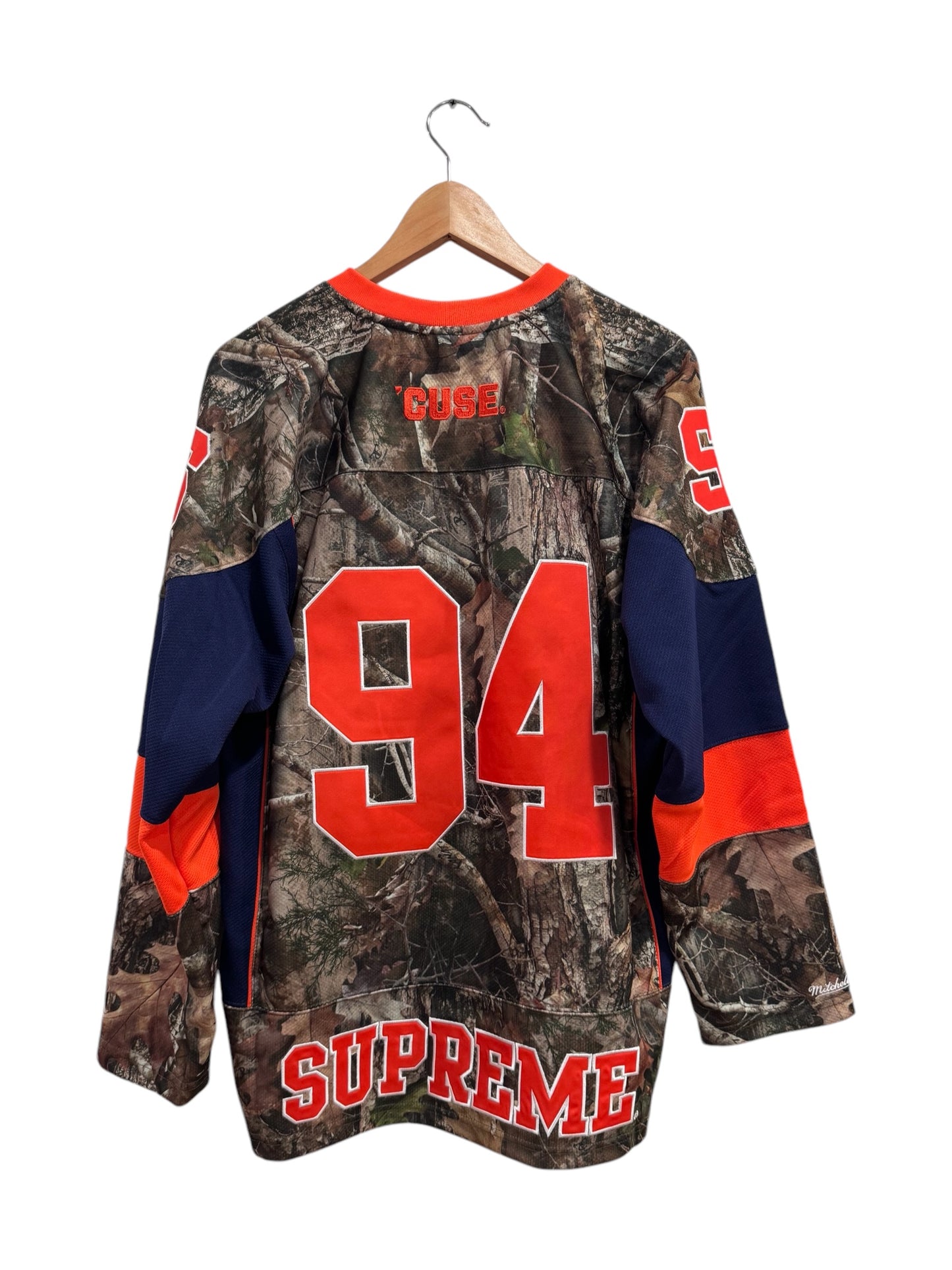 Supreme Mitchell & Ness NCAA Hockey Jersey Syracuse Camo