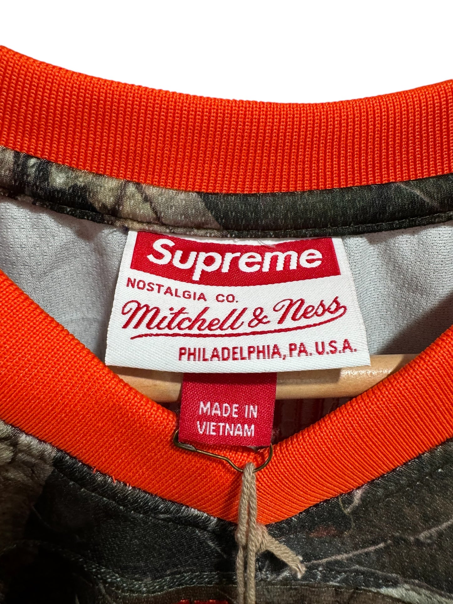 Supreme Mitchell & Ness NCAA Hockey Jersey Syracuse Camo