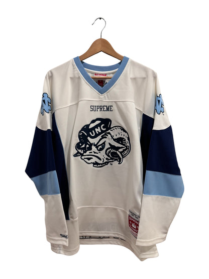 Supreme Mitchell & Ness NCAA Hockey Jersey UNC White