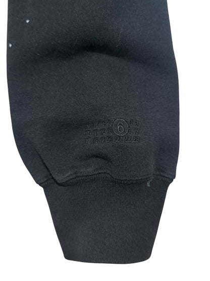 Supreme MM6 Maison Margiela Box Logo Zip Up Hooded Sweatshirt Black
