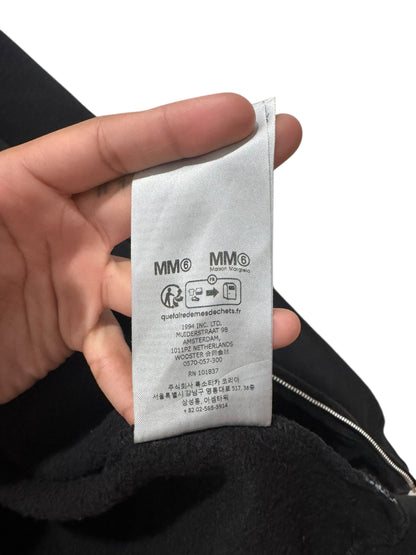 Supreme MM6 Maison Margiela Box Logo Zip Up Hooded Sweatshirt Black