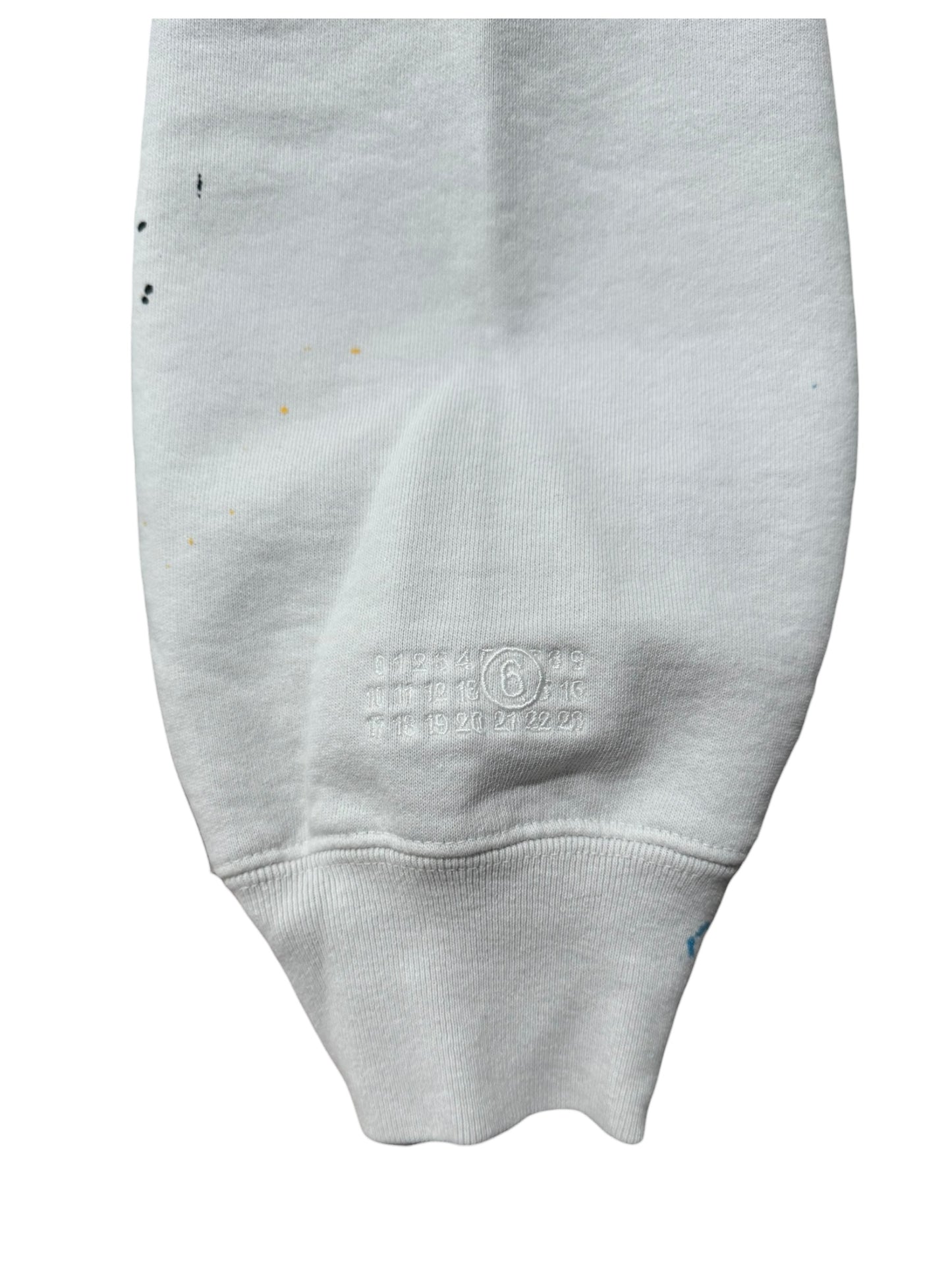 Supreme MM6 Maison Margiela Box Logo Zip Up Hooded Sweatshirt White