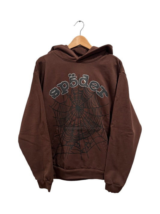 Sp5der ComplexCon Exclusive OG Web Hoodie Brown