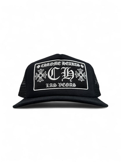 Chrome Hearts Las Vegas CH Trucker Hat Black