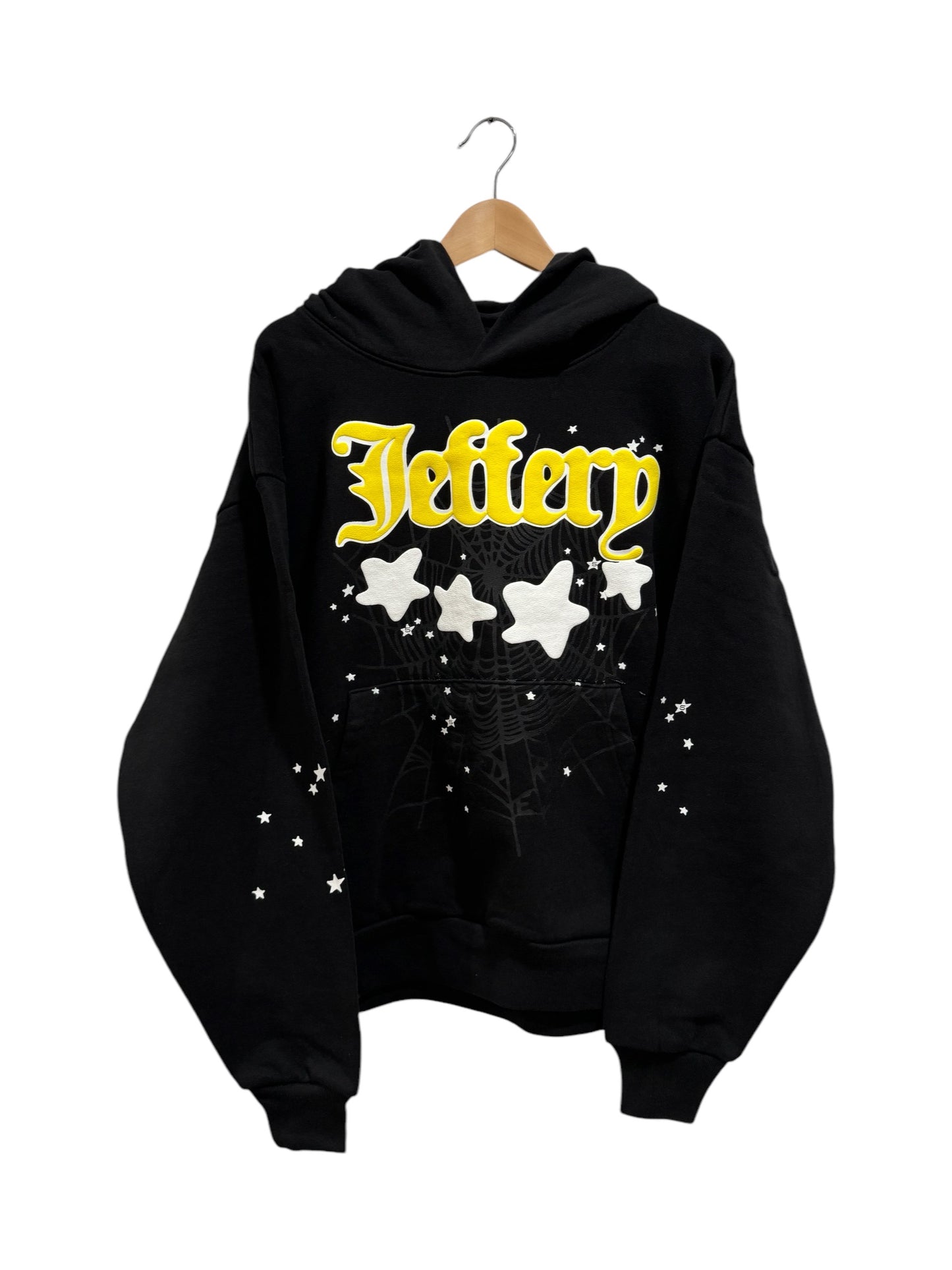 Sp5der Jeffrey Hoodie Black