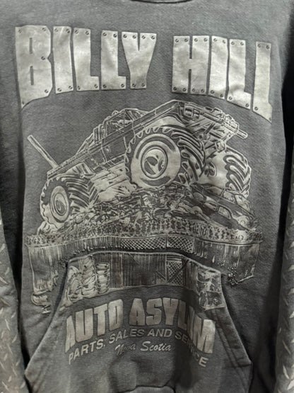 Billy Hill Diamond Plated Auto Asylum Hoodie Black