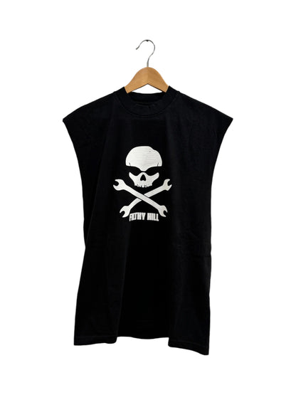 Billy Hill x WakeUpFilthy Skull & Wrenches Combo Thermal Long Sleeve Tee Black