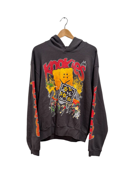 Kapital Buster Peckish Rainbowy Hoodie Black