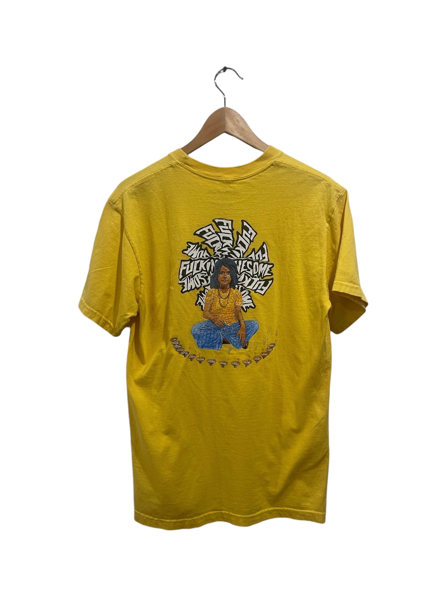 Fucking Awesome Snake Charmer Tee Yellow