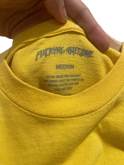 Fucking Awesome Snake Charmer Tee Yellow