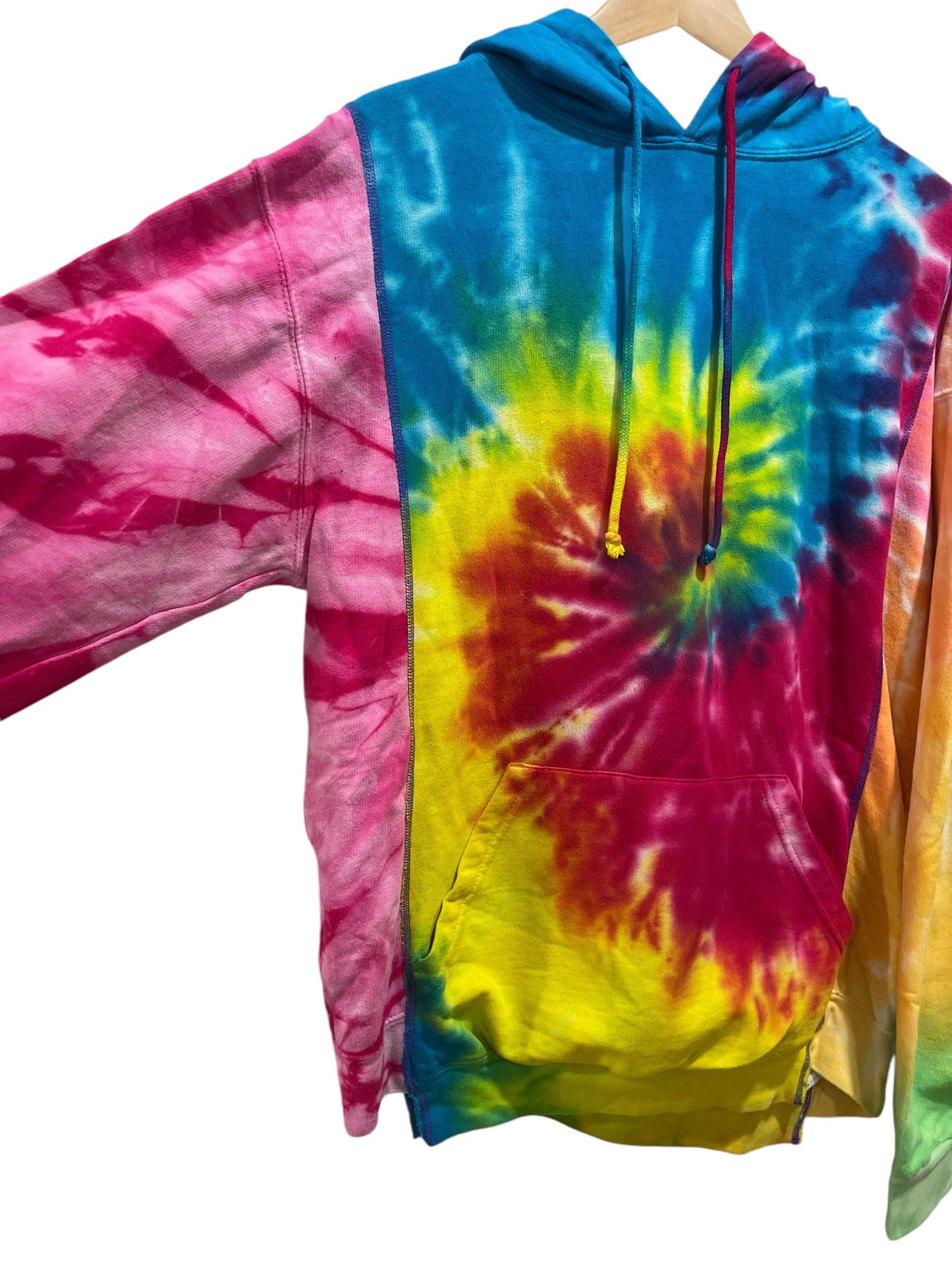 Needles Rebuild 5-Cut Hoodie Tie Dye