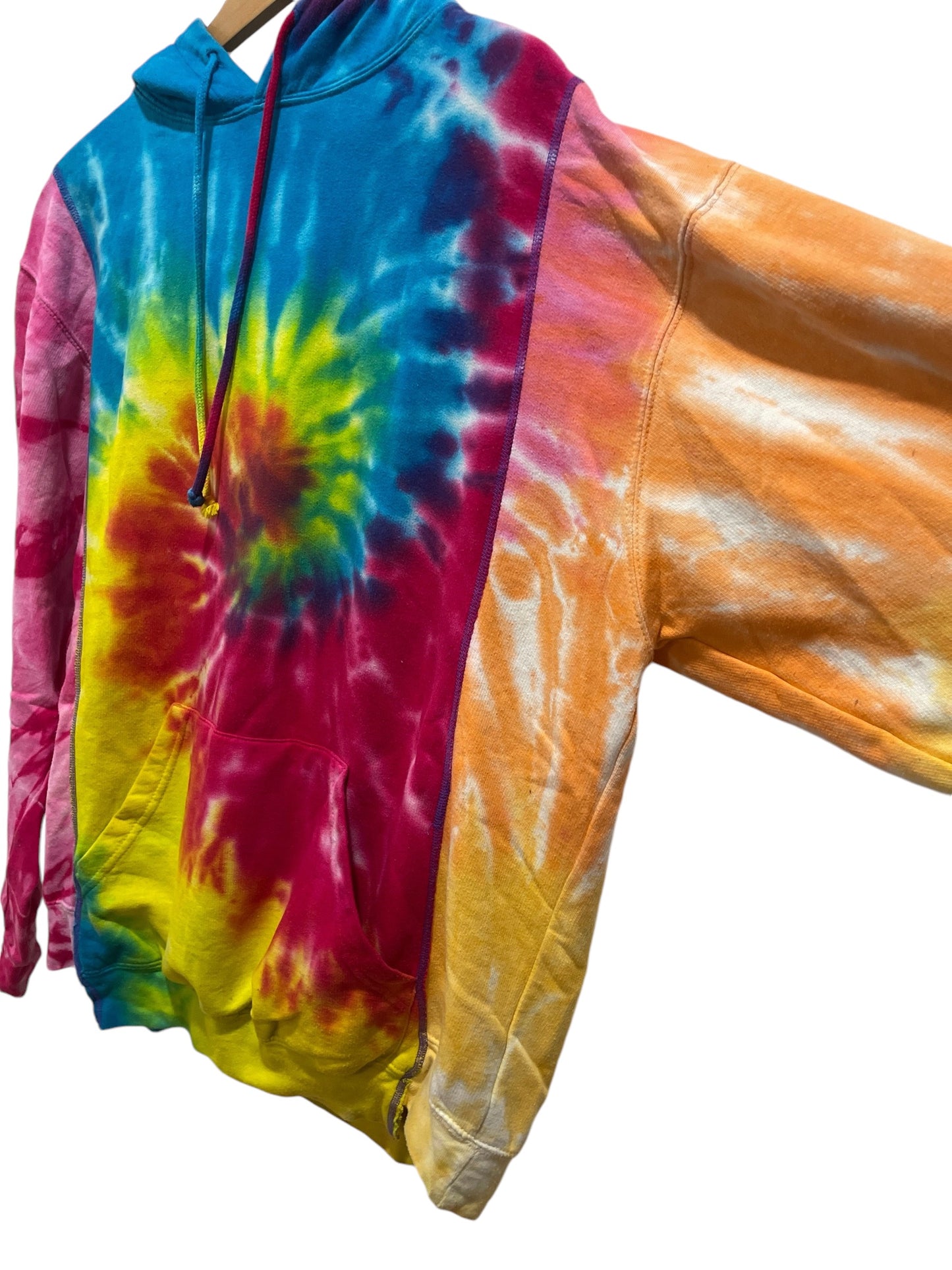 Needles Rebuild 5-Cut Hoodie Tie Dye