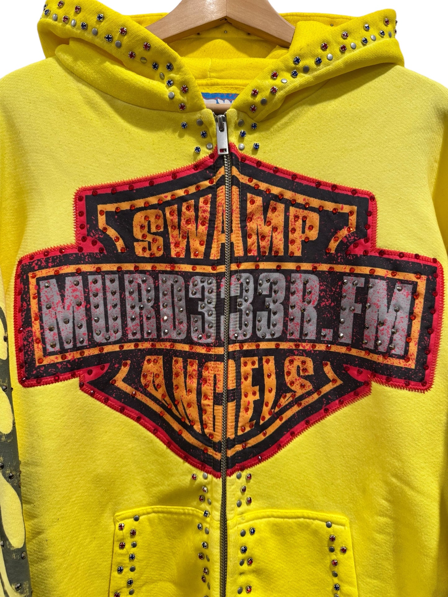 Murd333r.FM Chop333r Hoodie Yellow