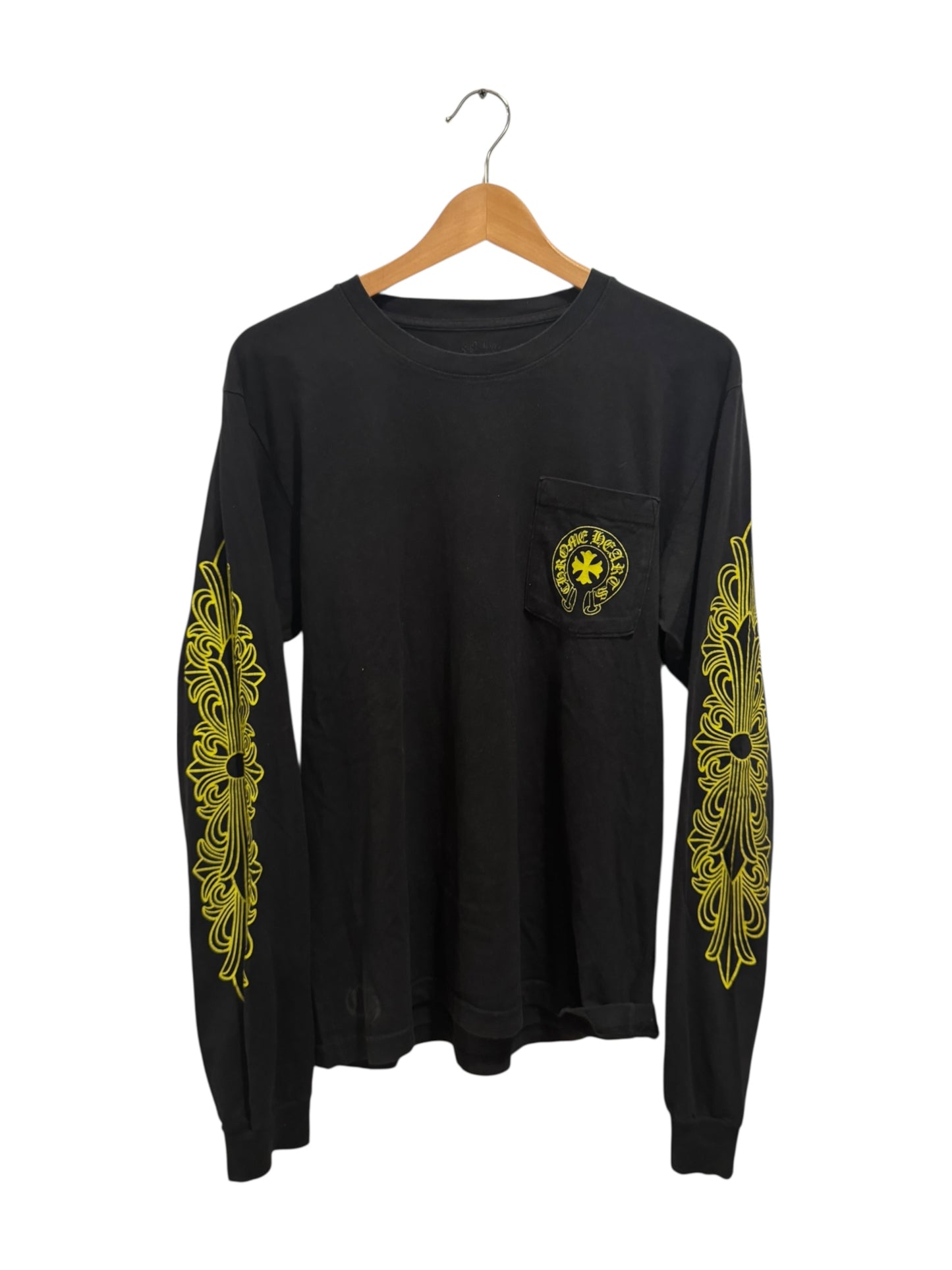 Chrome Hearts Hollywood Eye Chart Long Sleeve Black Neon