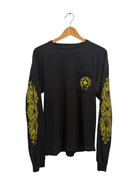 Chrome Hearts Hollywood Eye Chart Long Sleeve Black Neon