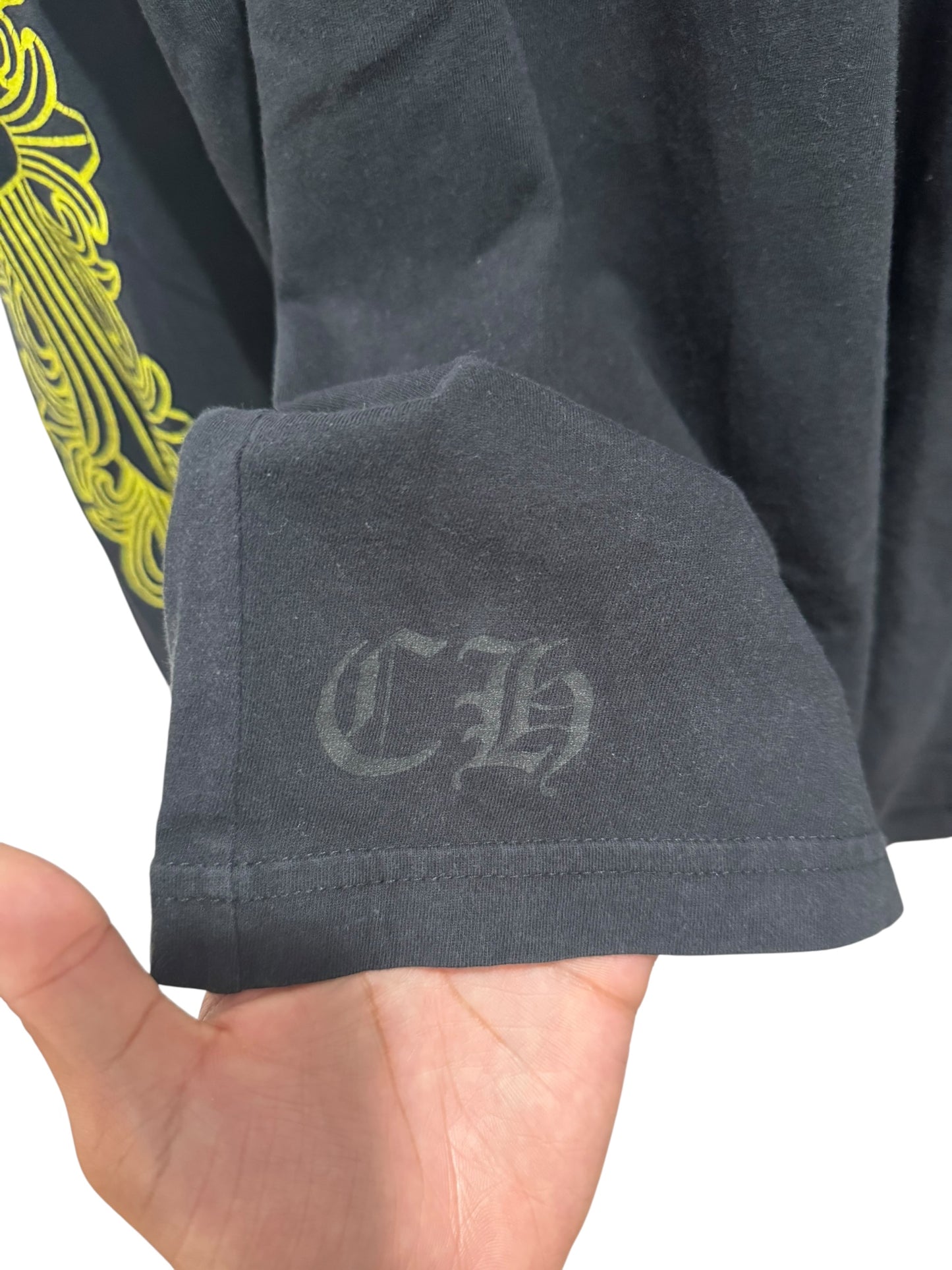 Chrome Hearts Hollywood Eye Chart Long Sleeve Black Neon