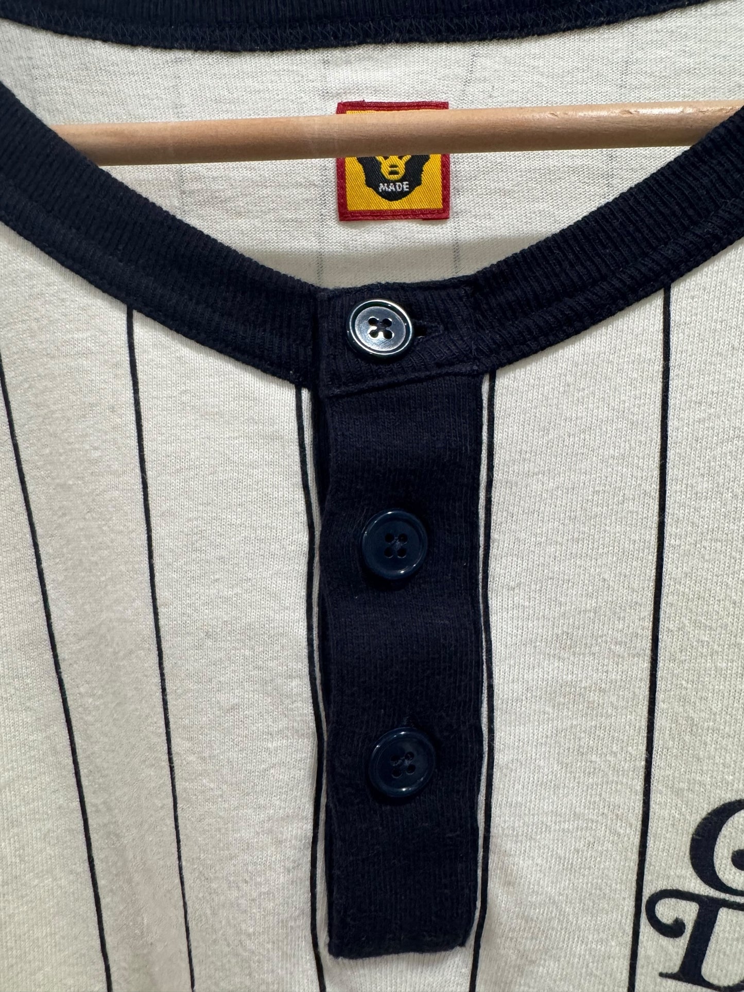 Human Made x Girls Dont Cry Baseball Tee Cream Navy