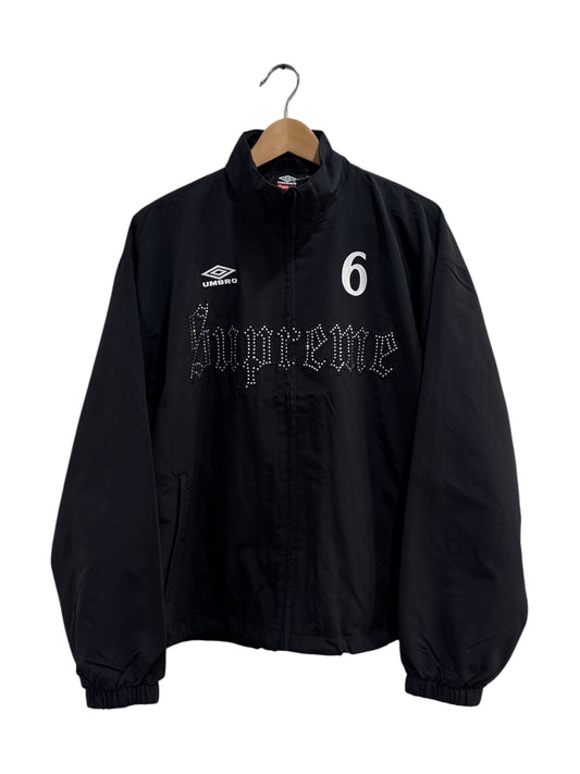 Supreme Umbro Rhinestone Track Jacket Black