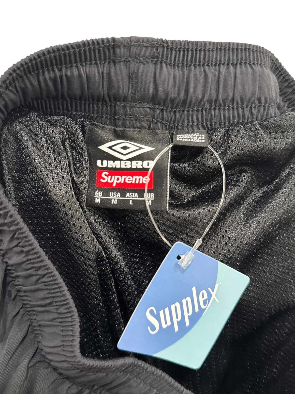 Supreme Umbro Rhinestone Track Pants Black