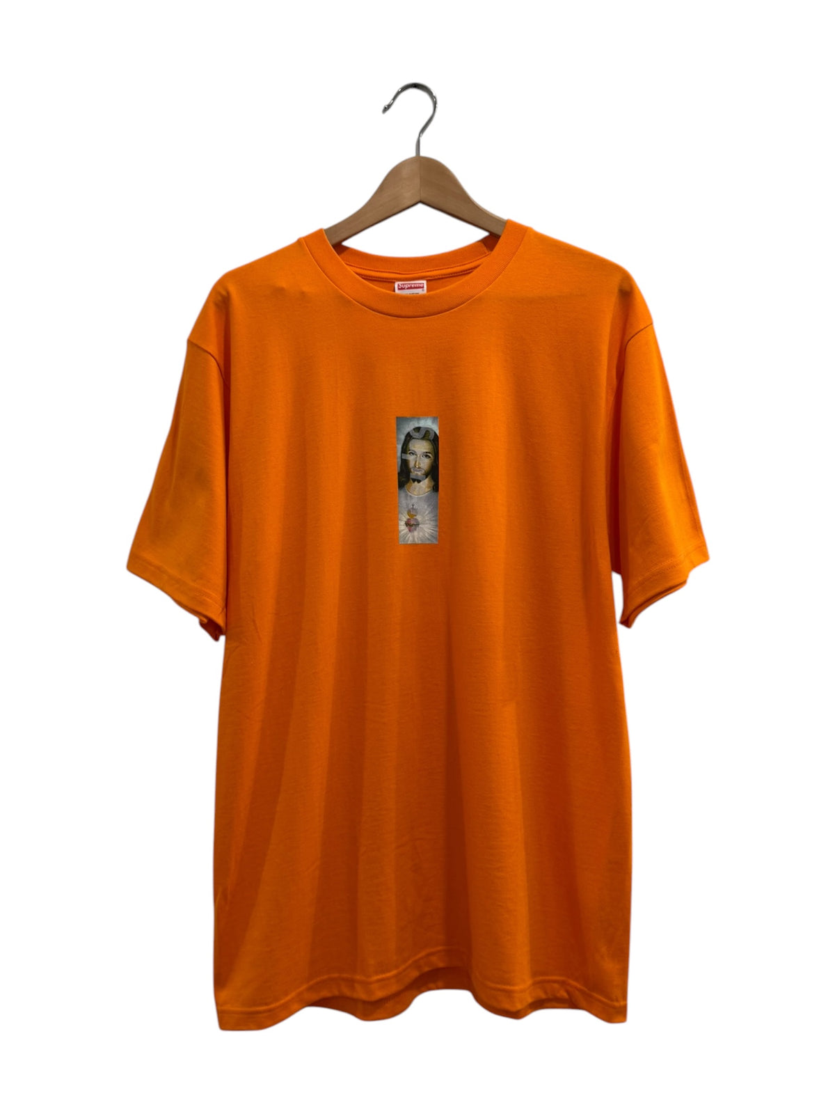 Supreme Prayer Card Box Logo Tee Orange