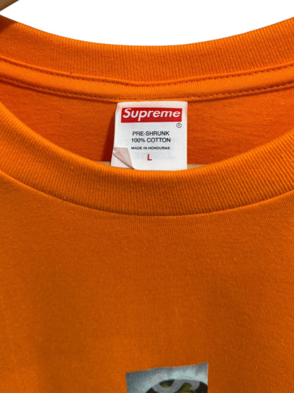 Supreme Prayer Card Box Logo Tee Orange