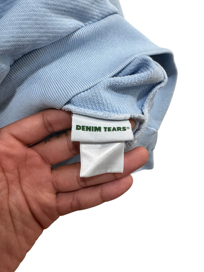 Denim Tears Paris Exclusive Cotton Wreath Hoodie Sky Blue