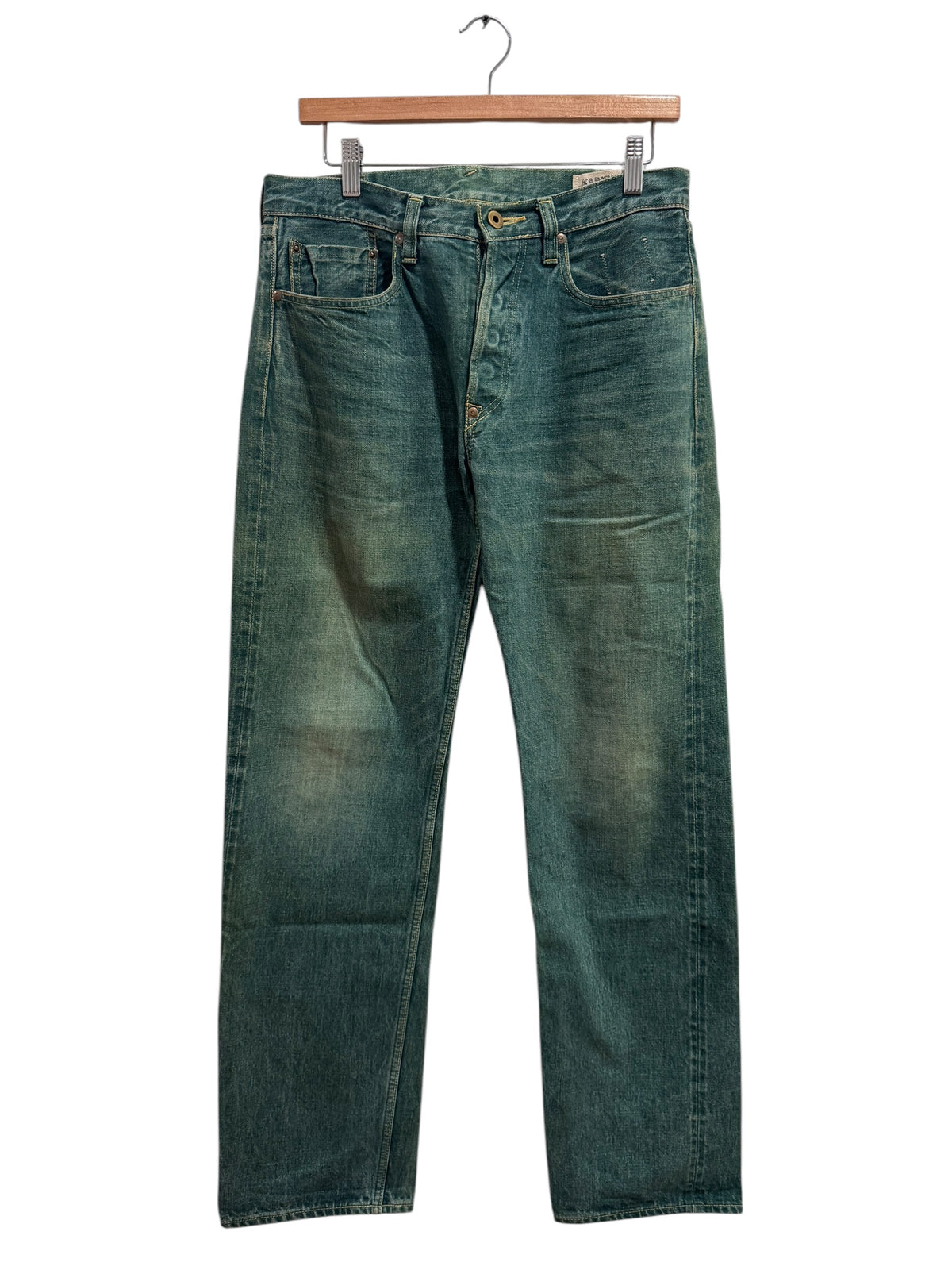 Kapital Dyed Denim Jeans Green