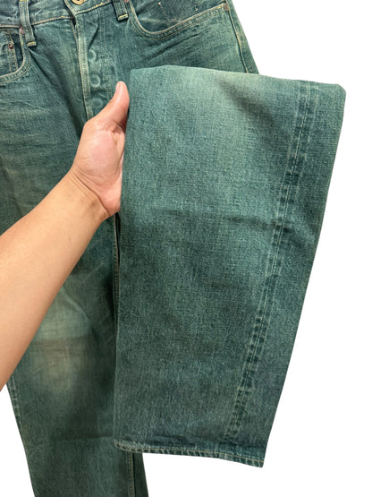 Kapital Dyed Denim Jeans Green